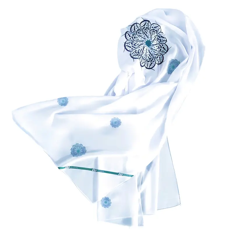 Srebrenica Flowers hijab scarf - Image 3