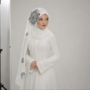 Srebrenica Flowers hijab scarf